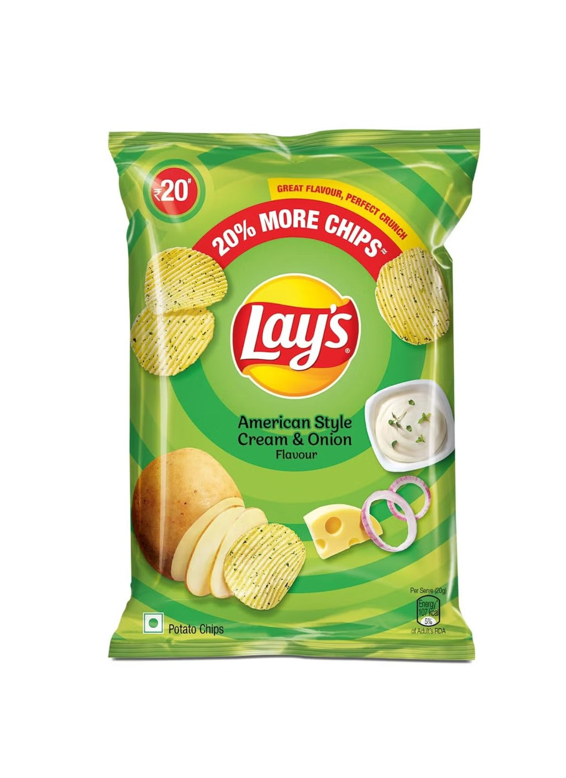 American Style Cream & Onion Lay's