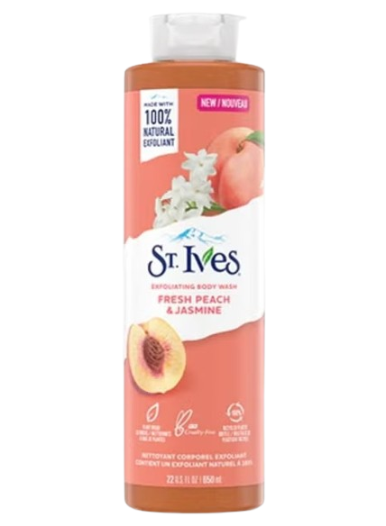 ST IVES Fresh Peach & Jasmine Bodywash 650ml