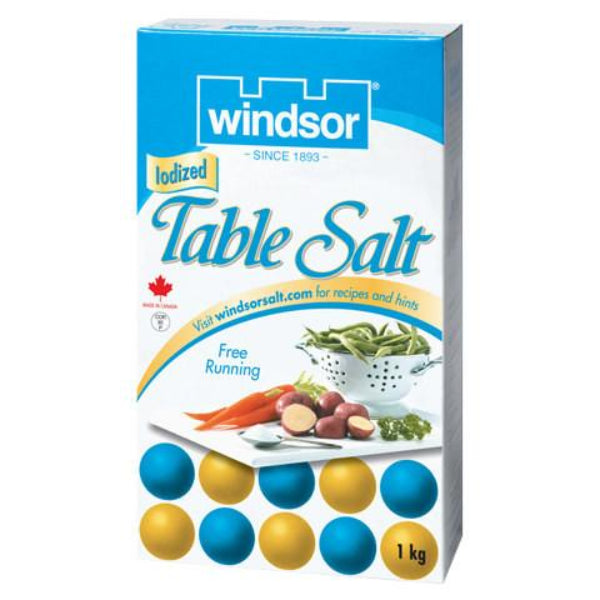 Windsor Iodized Table Salt 1KG