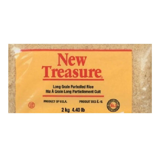 New Treasure Long Grain Parboiled Rice 2KG