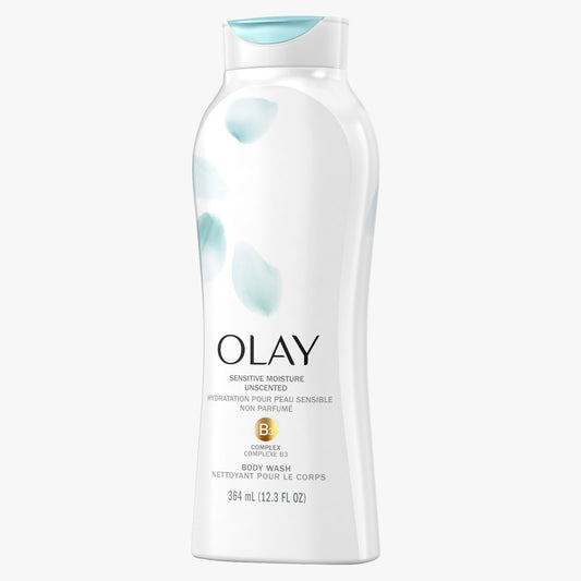 Olay Sensitive Moisture Unscented Bodywash 364ml
